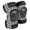 Pro-Tec elleboogbeschermers Checker L - zwart/wit schaakbordpatroon, large, zeer effectieve bescherming voor skateboarden, rollerbladen, BMX, step
