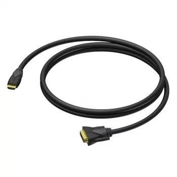 PROCAB CLV160/3 HDMI naar DVI-D Single Link kabel 3m zwart