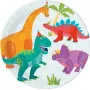 Procos Dino Party papieren borden 23 cm 8-pack 97973