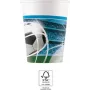 Procos Football Party papieren bekers 200 ml, 8-pack (93746)