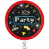 PROCOS Gaming party papieren borden 23cm 8-pack (93769)