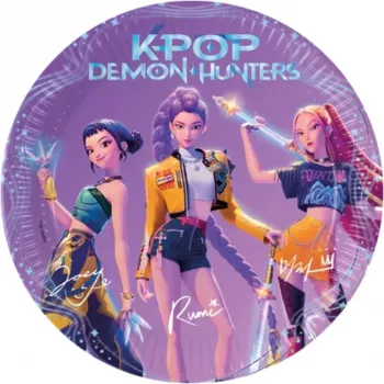 PROCOS K-Pop Demon Hunters papieren borden 23cm 8-pack (98638)