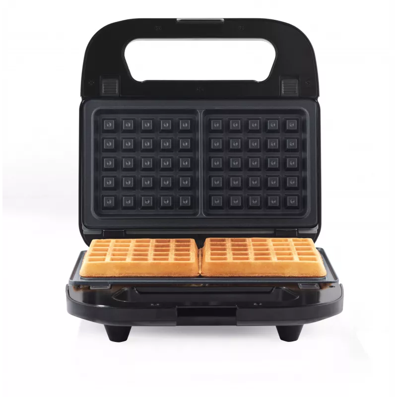 Progress EK6666PVDE 3 in 1 Snack Maker – wafel-, sandwich- en donutmaker, 900W, zwart