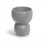 PROSPERPLAST DUALA ronde bloempot 40 cm antraciet polypropyleen kunststof TDR40-106GR