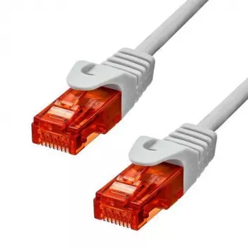 PROXTEND CAT6 U/UTP CU LSZH Ethernet-installatiekabel, 305m, wit, 23 AWG, massief koper, 250 MHz, 1 Gbps, binnen, rol