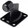PSG 60.038.9005 poortstop bumper, zwart RAL 9005, rubber, 60 mm diameter, 38 mm hoogte