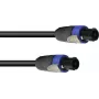 PSSO Speakon luidsprekerkabel 4x2,5 mm² 10 m zwart 30227931