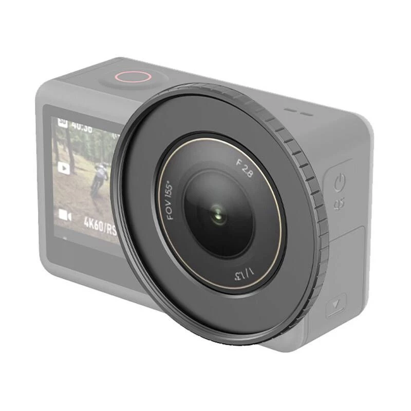 PULLER metaalfilterframe voor DJI Action 3 / Action 4 - zwart