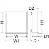 Pulsar AWO000/CA-4,5,6 alarmbehuizing