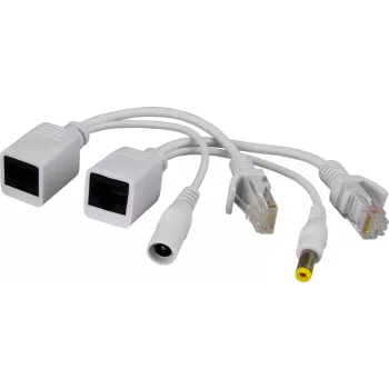Pulsar P-POE1 passieve PoE-adapterset met RJ45-stekkers