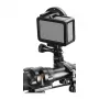 Puluz aluminium stuurhouder met 360-graden rotatie voor actioncamera's (zwart)