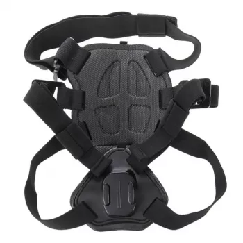 PULUZ borsttuig voor honden voor actioncamera's (GoPro, Insta360, DJI Action) - zwart