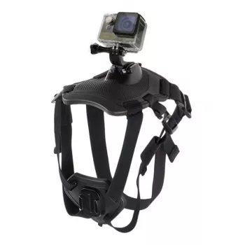 PULUZ borsttuig voor honden voor actioncamera's (GoPro, Insta360, DJI Action) - zwart