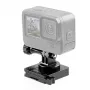 PULUZ helmhouder voor actiecamera's (DJI, GoPro, Insta360) - zwart