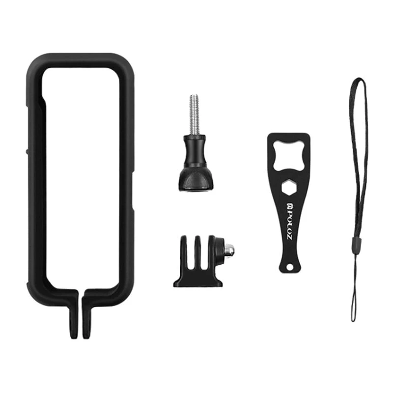 Puluz Insta360 ONE X2 siliconen beschermhoes (zwart)