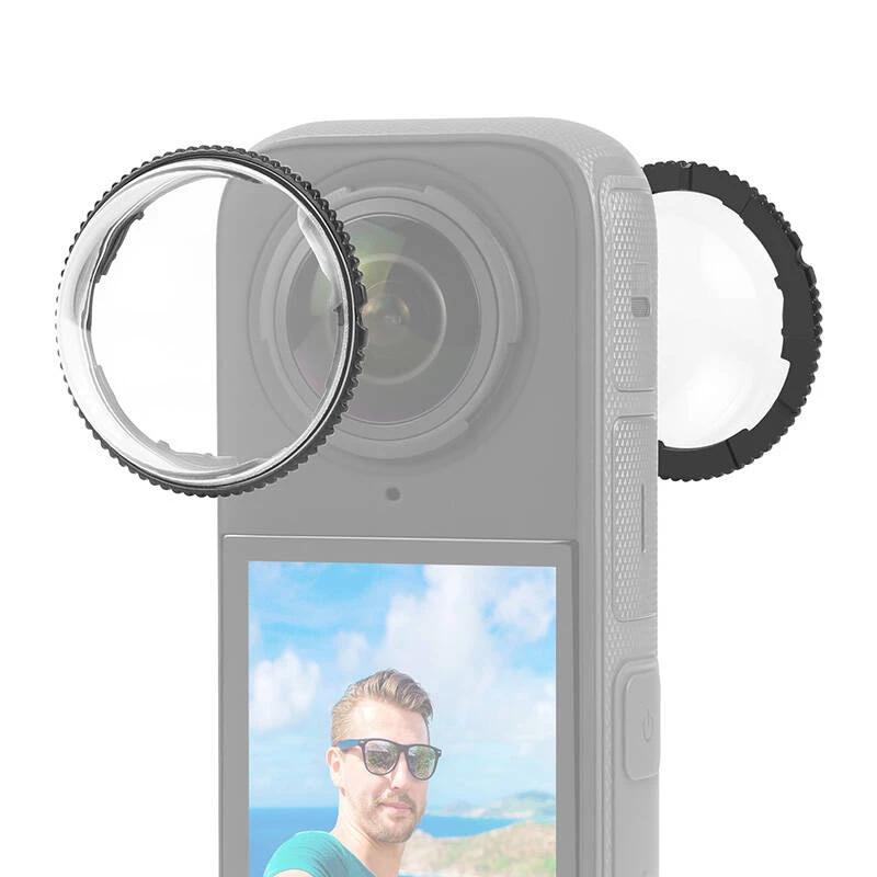 PULUZ PC Lens Cover voor Insta360 X4