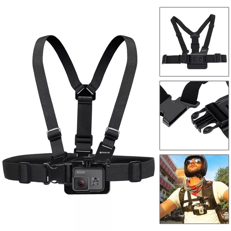 PULUZ PKT16 set met 53 accessoires voor sportcamera's