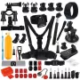 PULUZ PKT16 set met 53 accessoires voor sportcamera's