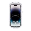 PULUZ kunststof waterdichte hoes voor iPhone 15 Plus/15 Pro Max/14 Plus/14 Pro Max/13 Pro Max/12 Pro Max/11 Pro Max (wit)