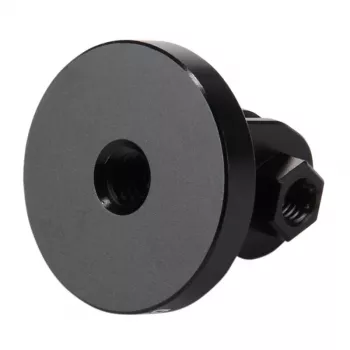 PULUZ PU145B CNC aluminiumlegering actioncam houder adapter met 1/4 inch statiefschroefdraad, zwart