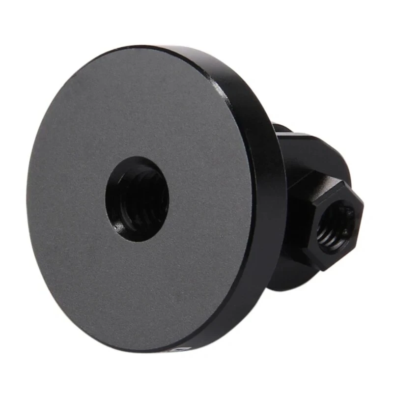 PULUZ PU145B CNC aluminiumlegering actioncam houder adapter met 1/4 inch statiefschroefdraad, zwart