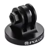 PULUZ PU145B CNC aluminiumlegering actioncam houder adapter met 1/4 inch statiefschroefdraad, zwart