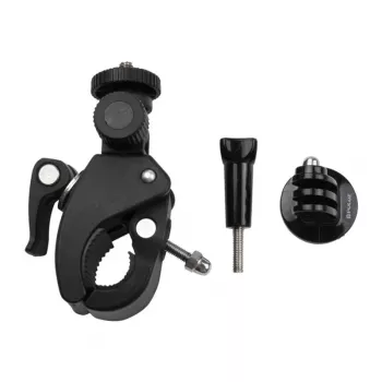 PULUZ PU177B stuurbeugel voor actioncams, 360° verstelbaar, statiefschroefdraad (zwart)