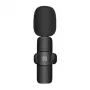 PULUZ PU3082B draadloze lavalier-microfoon met USB-C-ontvanger, 2,4 GHz, omnidirectioneel, 20 m bereik, voor smartphones & tablets