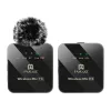PULUZ PU3153B draadloze lavalier-microfoon 1 TX + 1 RX, 2,4 GHz, USB-C, omnidirectionele condensator, ruisonderdrukking, plug-and-play voor Android & pc