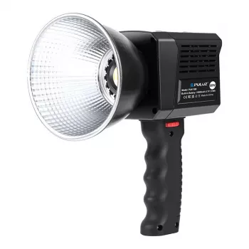 PULUZ PU4119B 60W 2500K-6500K bi-color COB LED studiolamp (zwart)