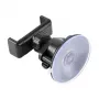 PULUZ PU537B zuignaphouder voor smartphones met 360-graden draaiing, universele autohouder voor dashboard en voorruit, zwart