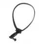 PULUZ PU588B neksteun voor actioncamera's en smartphones (zwart)