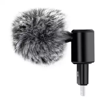 PULUZ PU615B Lightning condensatormicrofoon met omnidirectionele karakteristiek voor iOS-apparaten