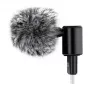 PULUZ PU615B Lightning condensatormicrofoon met omnidirectionele karakteristiek voor iOS-apparaten