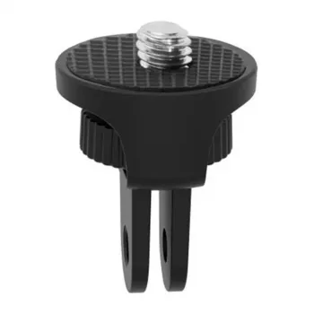 PULUZ PU704B verstelbare 1/4 inch schroefdraad-mount-adapter voor actioncamera's (zwart)