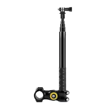 PULUZ PU817 stuurbevestiging voor fietsen en motoren | 1/4 inch schroef, 360° kogelkop, 20-32 mm klem, voor actiecamera's en statieven, zwart