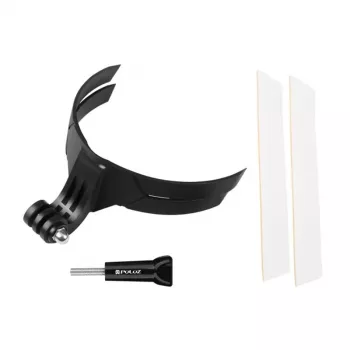 PULUZ PU847B kinband voor helm (zwart) – universele GoPro-stijl houder voor actioncamera's