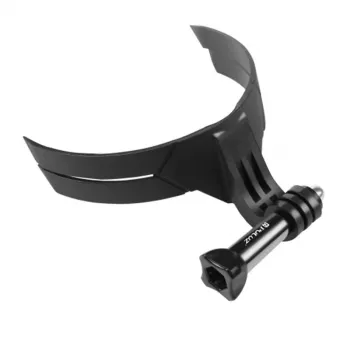 PULUZ PU847B kinband voor helm (zwart) – universele GoPro-stijl houder voor actioncamera's