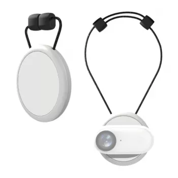 Puluz PU889W magnetische houder voor Insta360 GO 3 / GO 3S (wit) - veilige actioncam-houder