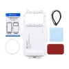 PULUZ PU9010W waterdichte hoes voor iPhone – 45m onderwaterbehuizing, wit