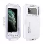 PULUZ PU9010W waterdichte hoes voor iPhone – 45m onderwaterbehuizing, wit
