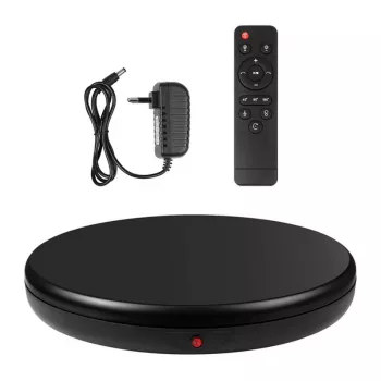 PULUZ roterende presentatiestandaard 45 cm zwart