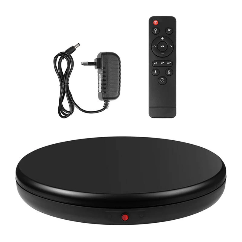 PULUZ roterende presentatiestandaard 45 cm zwart