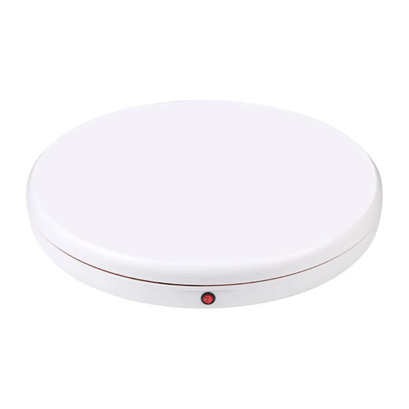 PULUZ roterende presentatiestandaard 45 cm wit