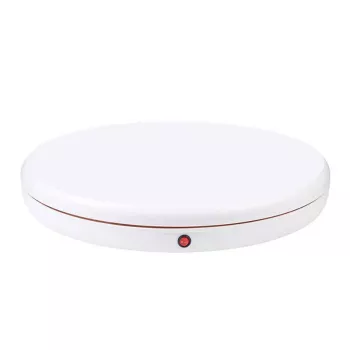 PULUZ roterende presentatiestandaard 45 cm wit