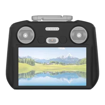 PULUZ siliconen beschermhoes voor DJI RC 2 (zwart)