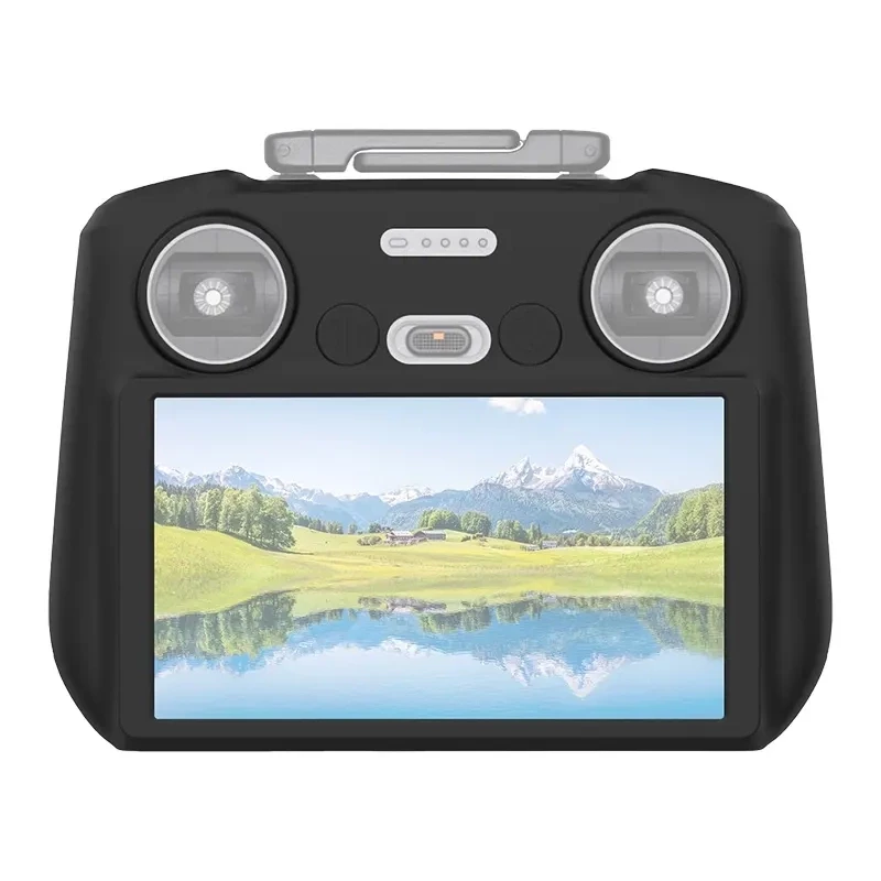 PULUZ siliconen beschermhoes voor DJI RC 2 (zwart)