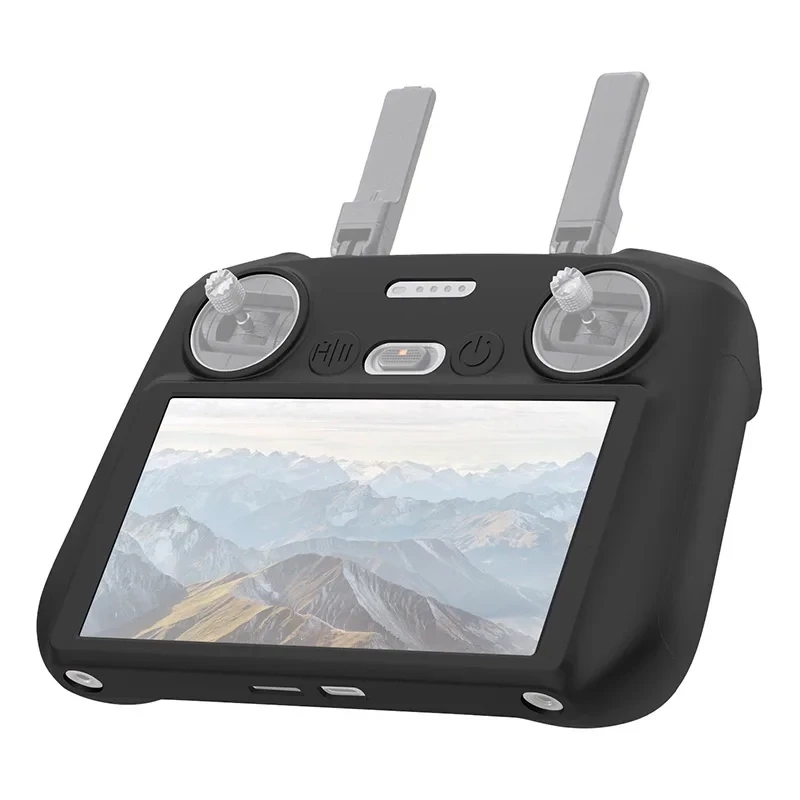 PULUZ siliconen beschermhoes voor DJI RC 2 (zwart)