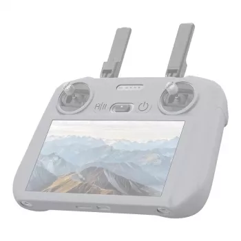 PULUZ siliconen beschermhoes voor DJI RC 2 (grijs)