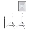 PULUZ studio set softbox 50x70cm, statief, LED-lamp 4 stuks PU5071EU